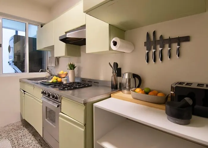 Hot Spot 2 Big Terraces High Speed Wi-fi Fully Equipped Apartment Mexico City